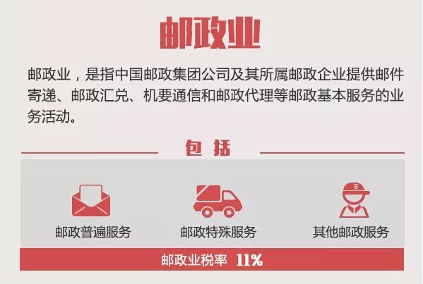 邮政业营改增