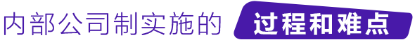 内部公司制实施的过程和难点